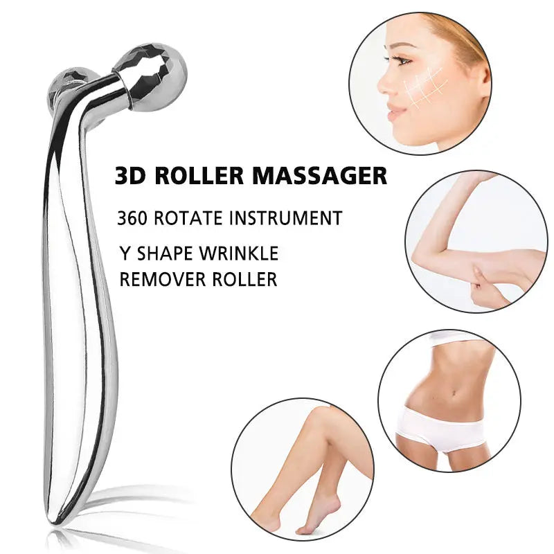3D Y-shaped Facial Massage Roller
