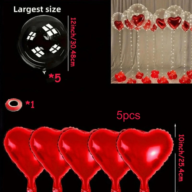 10pcs Transparent Bubble Balloon